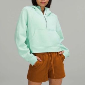 Nwot Lululemon Oversized Half Zip Scuba Hoodie